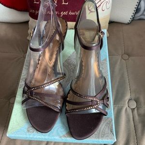COPY - Beautiful mocha Strappy Sandals- size 9 1…